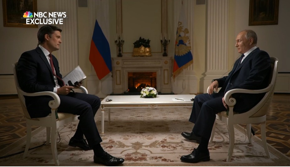 Vladimir Putin interview on NBCNEWS